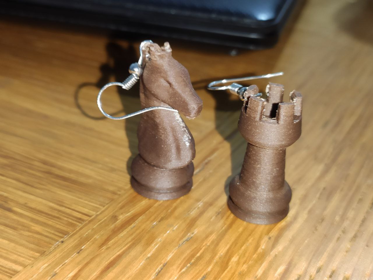 Chess earrings