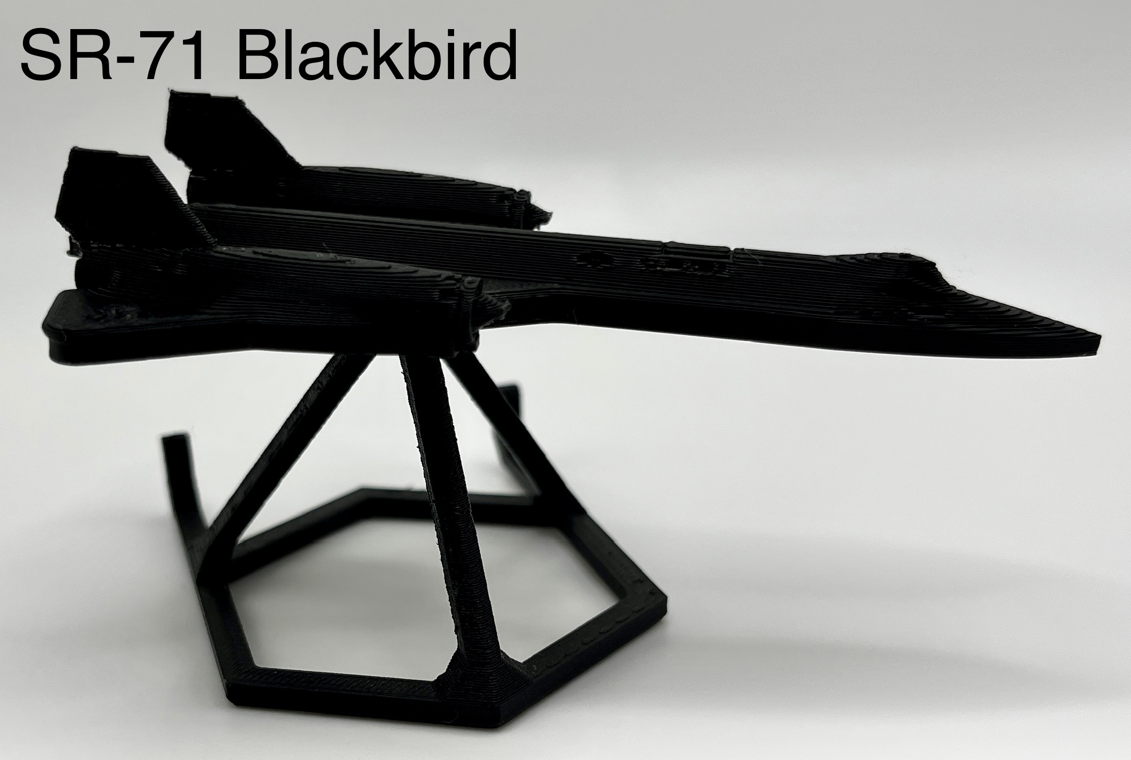 Detailed SR-71 Blackbird Magnet