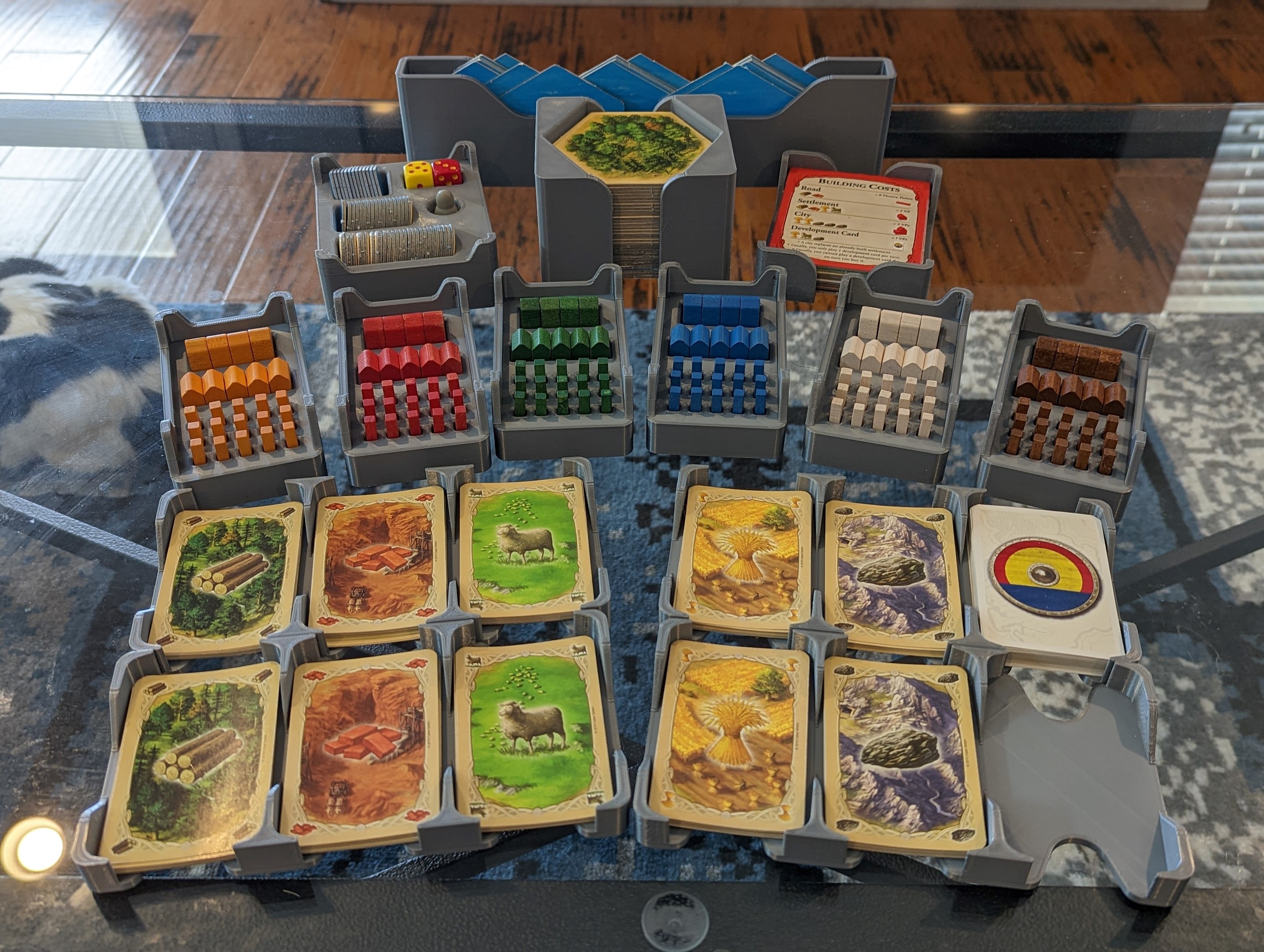 Inserts for Catan Base Game - Supports 5-6 Player Expansion