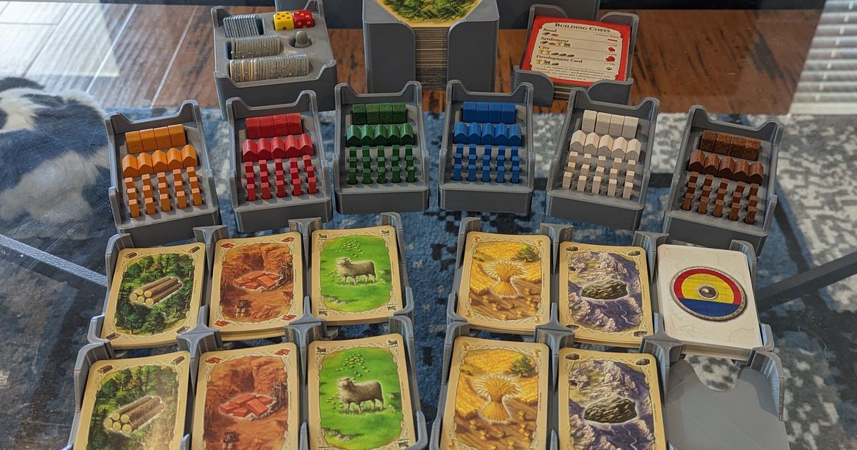 Inserts for Catan Base Game - 5-6 Player Expansion Remixed by AyAyRon ...