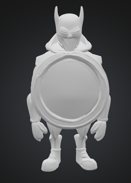 Hero Barrel Figurine – Funny Parody Statue for 3D Printing