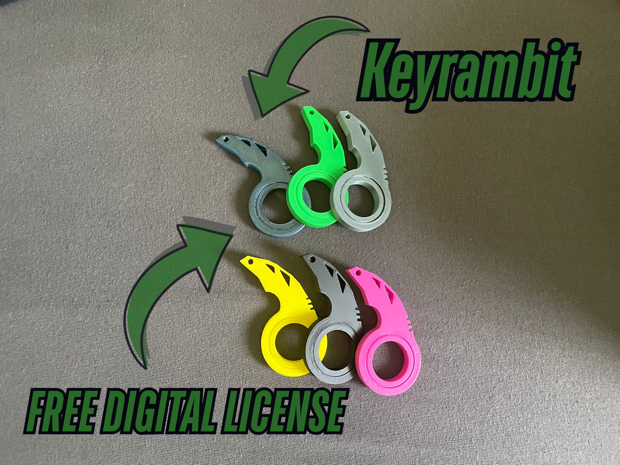 print in place keyspinner no bearing keyrambit