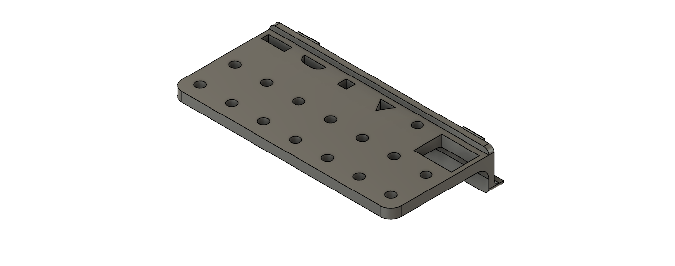 Screwdrivers and rasper holder for LIDL wall mount organiser