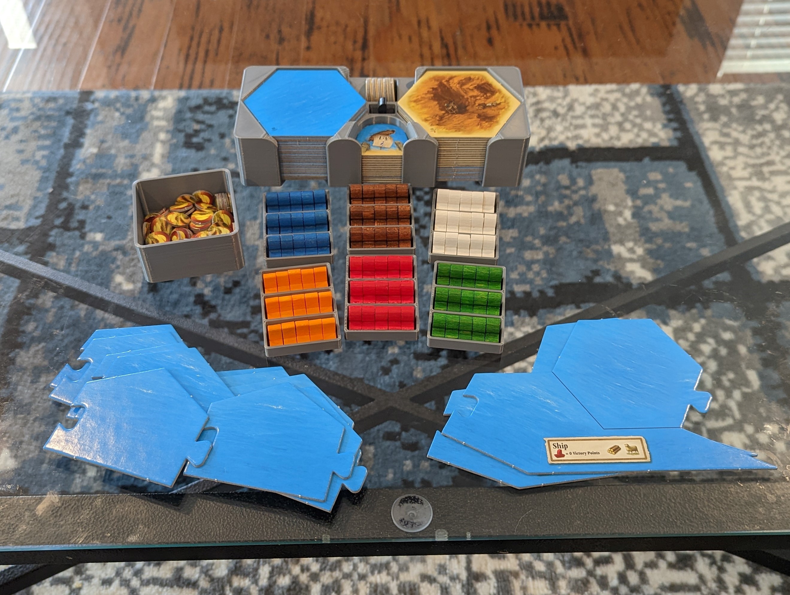Inserts for Seafarers of Catan - Supports 5-6 Player Expansion