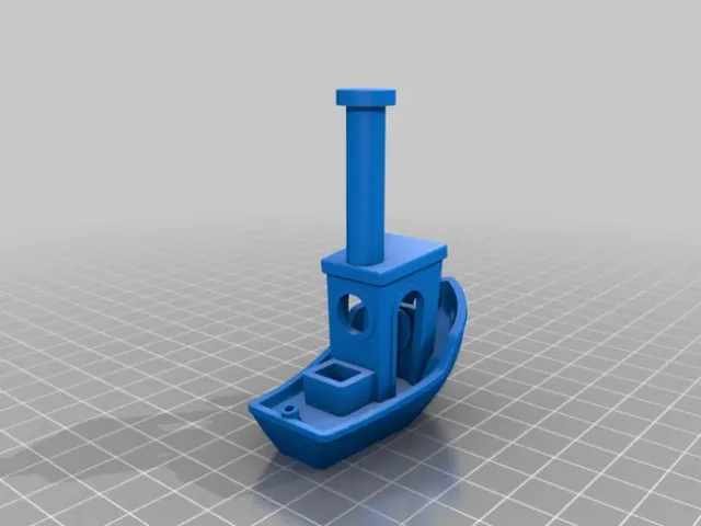 benchy with smokestack