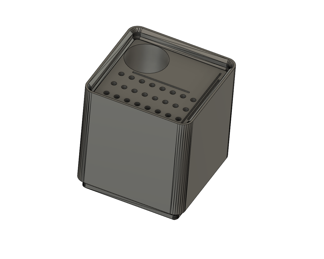 Gridfinity Micro Polishing Pen/bits holder 3D model thumbnail