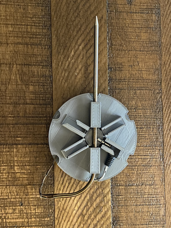 BBQ Temperature Probe Storage Spool by Heliguy71 Download free STL