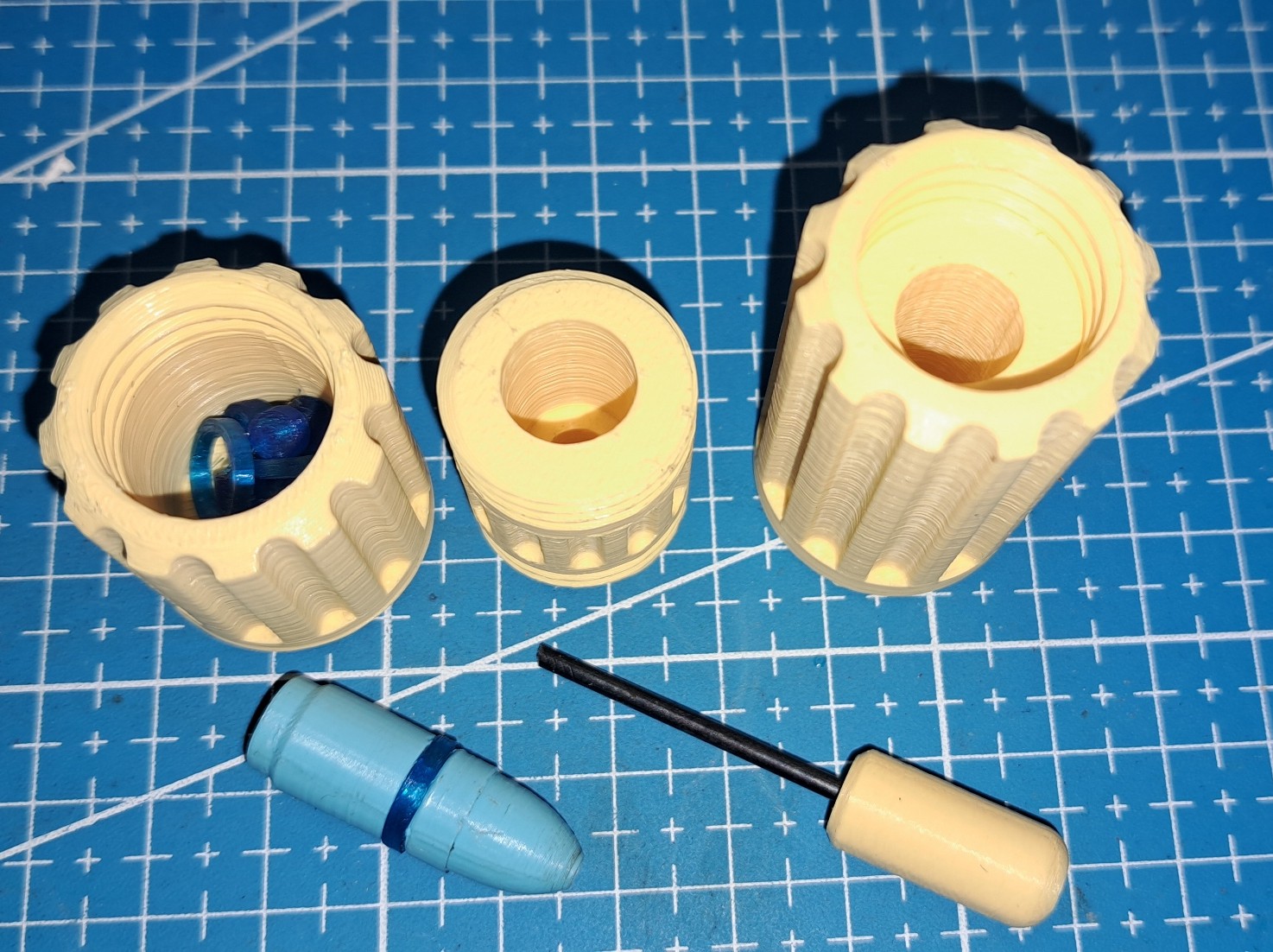 9mm Single Snap Cap Pocket Case & Maintenance Tool (Screw-Top)