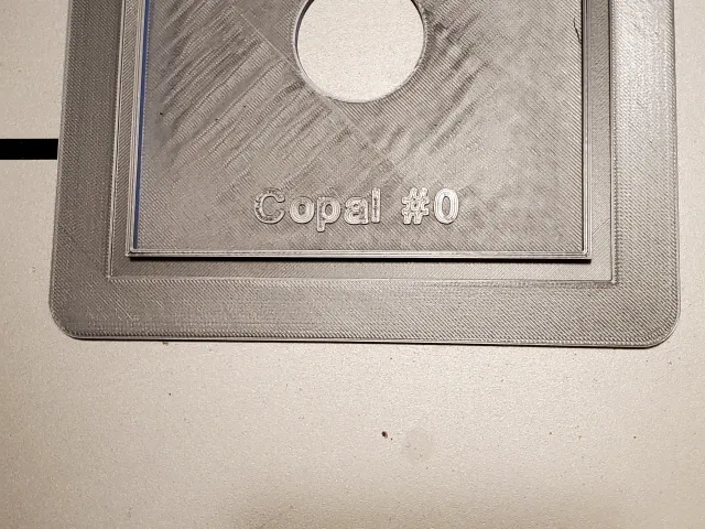 Copal 0 Lens Board for Foťák (Cambo compatible)