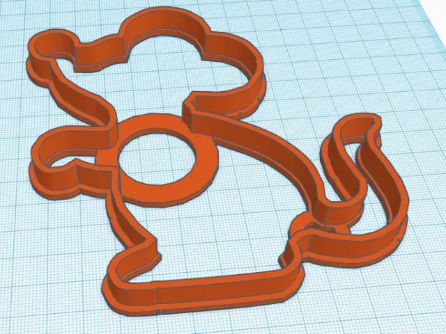 vykrajovátko myš - cookie cutter mouse
