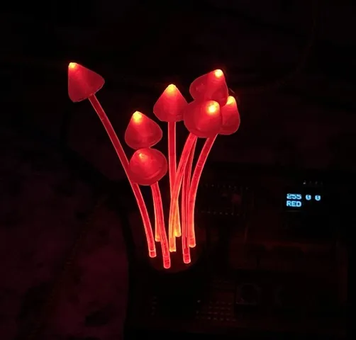 Fiberoptic Mushroom Cluster