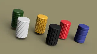 Parametric Knurled Nut Knob by Drofnas  3d printing, 3d printing projects,  3d printer