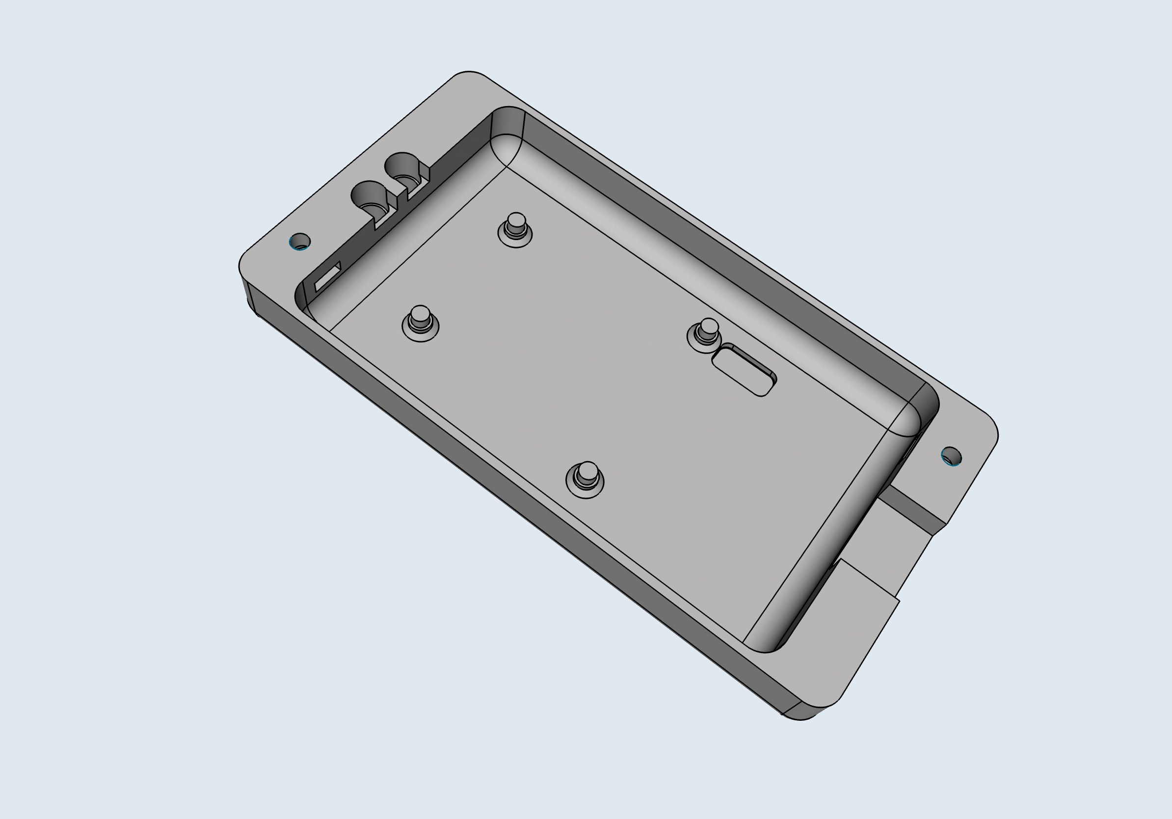 Miniatura 2 do modelo 3D RFID Shed Door Lock