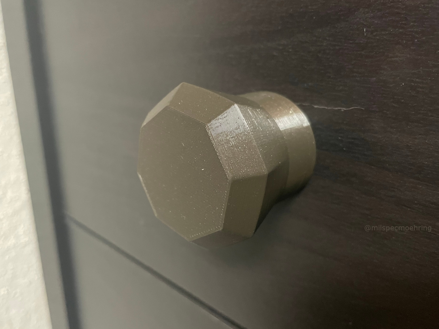 Drawer Knob with hidden compartment
