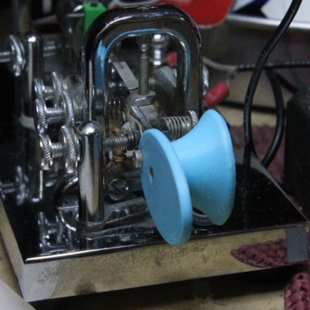 Knob and paddle for Vibroplex Semi-Automatic (Bug) keys by