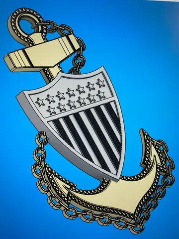 U.S. Coast Guard - Chief Petty Officers (Anchor Chevrons)
