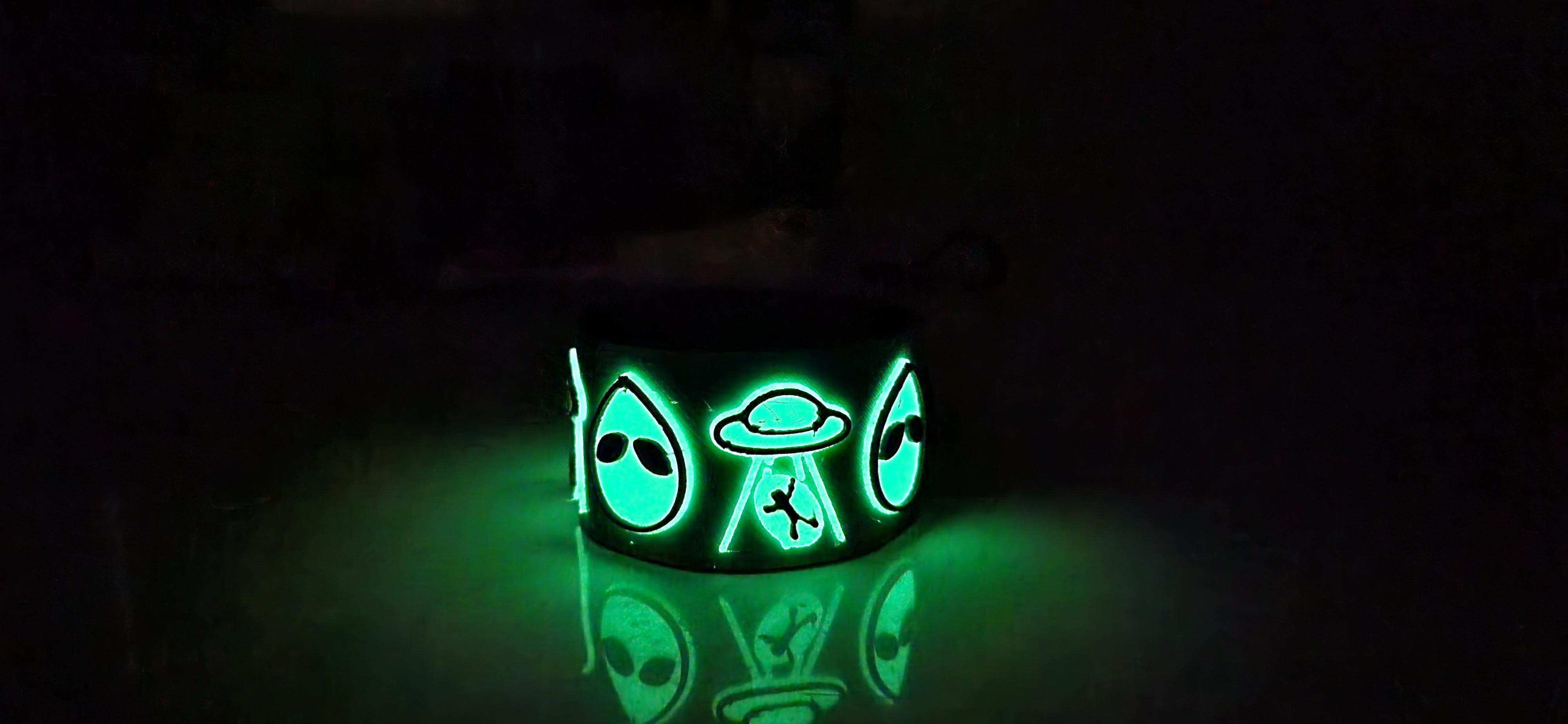 Alien Abduction TPU Wristband