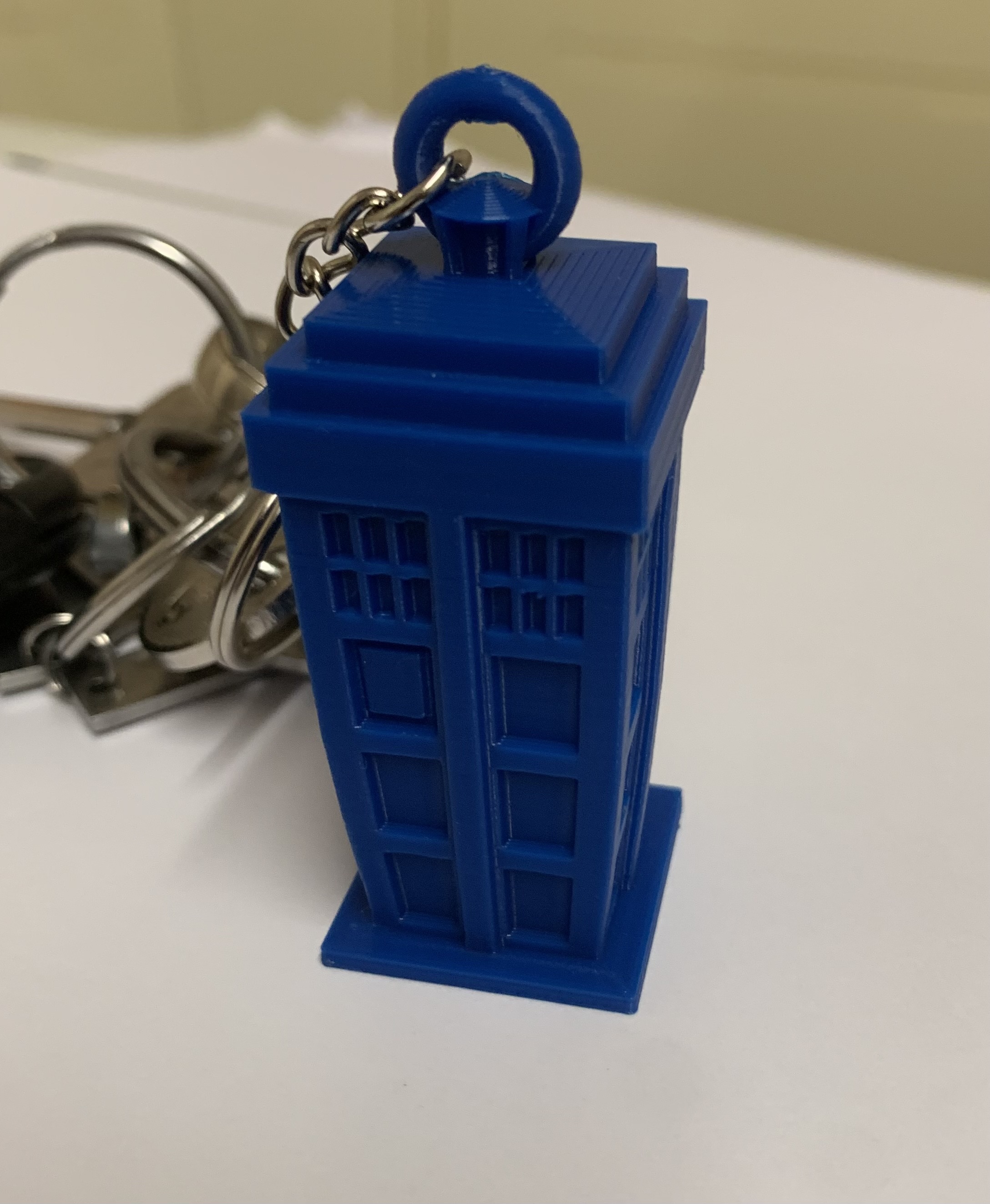 Tardis Keychain