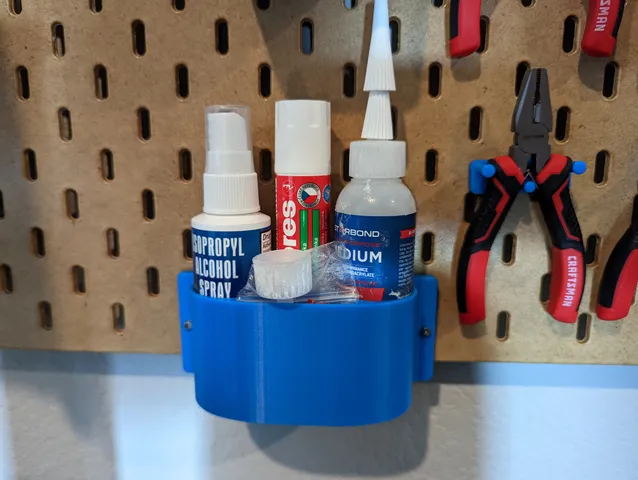 Skadis CA Glue/Gluestick/Isopropyl Alcohol mount