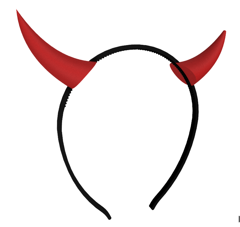 Hair band with devil horns by Jardar | Download free STL model ...