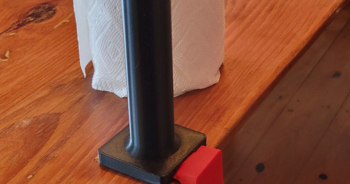 Paper Towel Holder with Clamp by Chipp Walters Download free STL