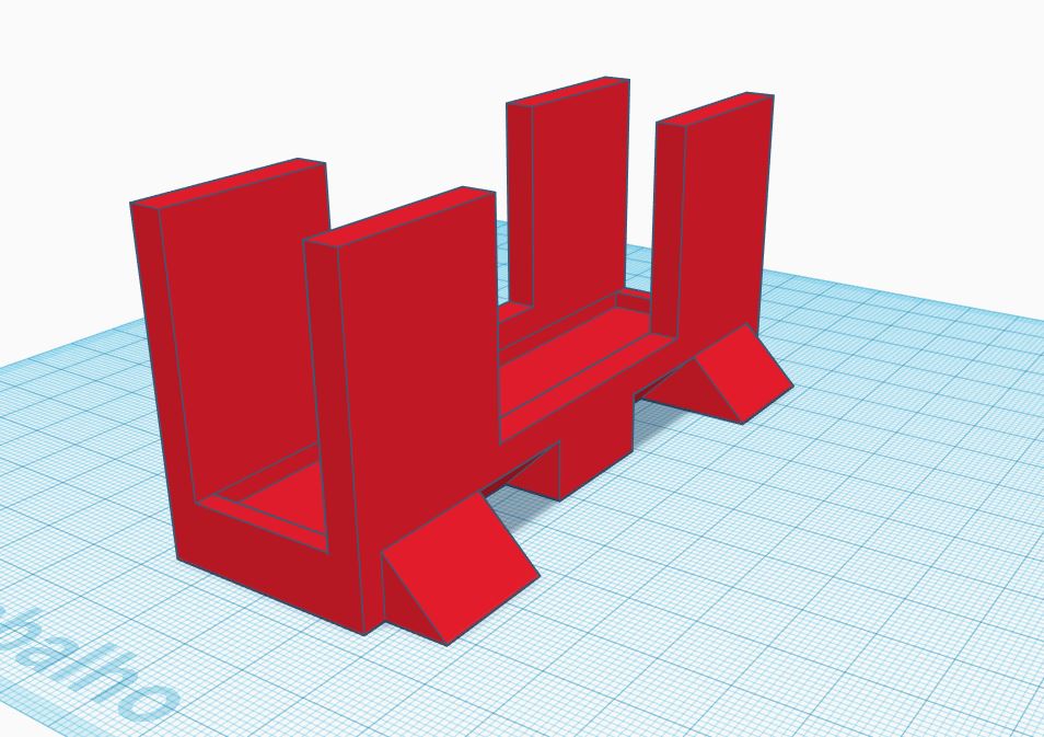 Single Blackmagic Mini converter vertical stand