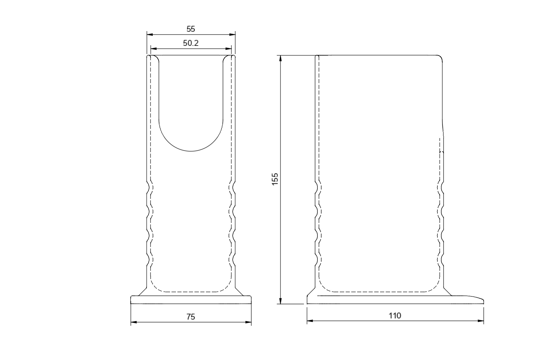 Ribbed container for spaghetti — miniatura 2