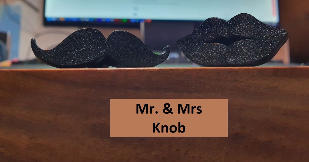 Mr and Mrs Knob Classy Style ) by ZeroFlo Download free STL model