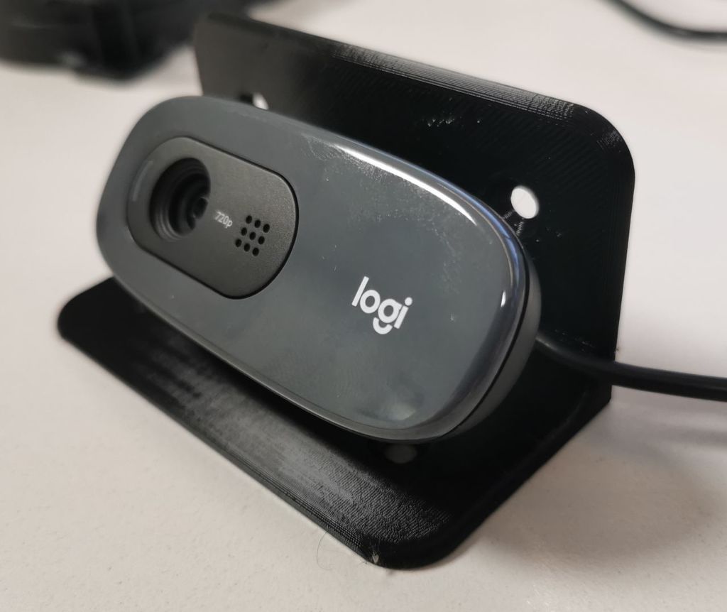 Logitech C270 corner mount