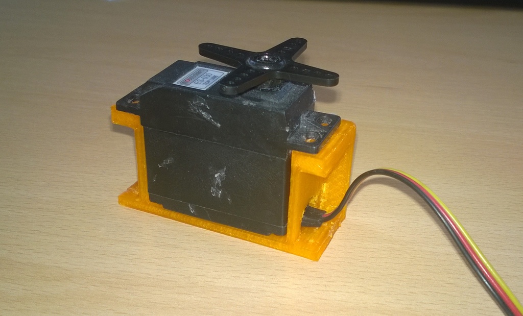 servo mount holder flange mounting feet