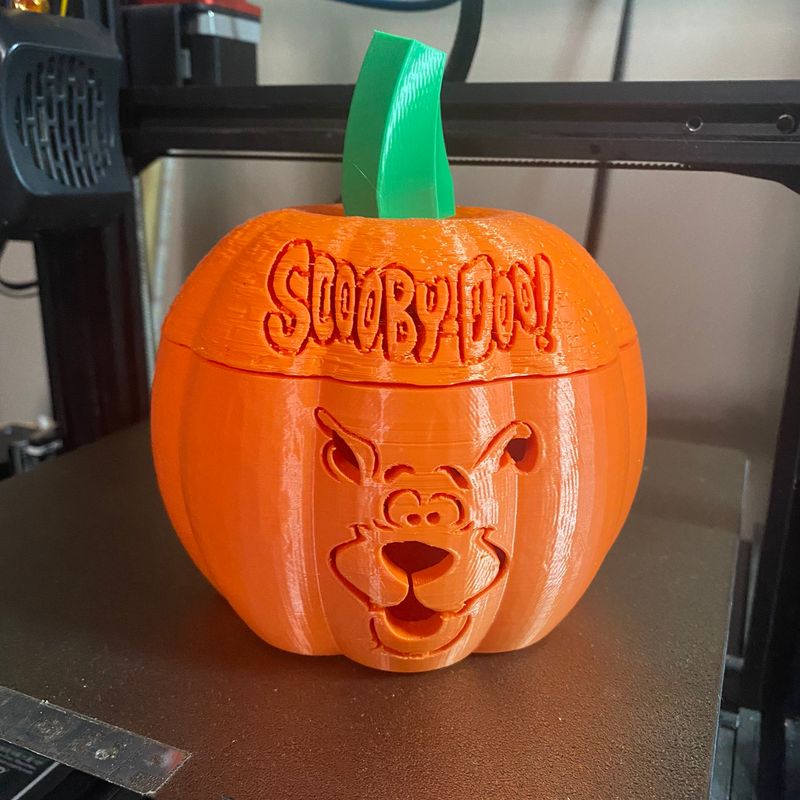 Scooby Doo From Scooby Doo Pumpkin Container by BadCompany | Download free STL model | Printables.com scooby-doo-from-scooby-doo-pumpkin-container-by-badcompany-download-free-stl-model-printables-com