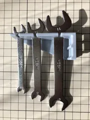 Customizable Pegboard Wrench Holder