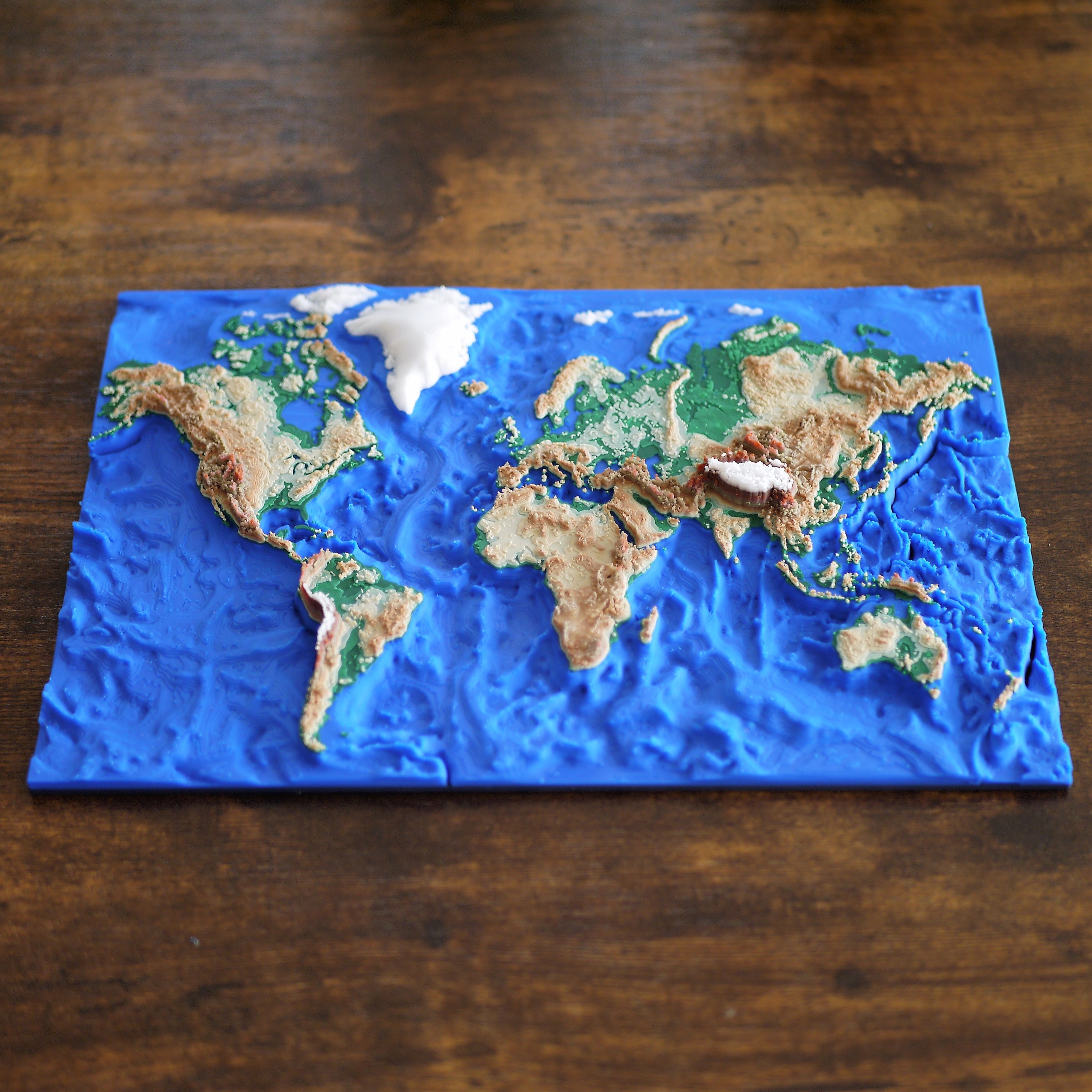 3D World Map By Yasu Download Free STL Model Printables