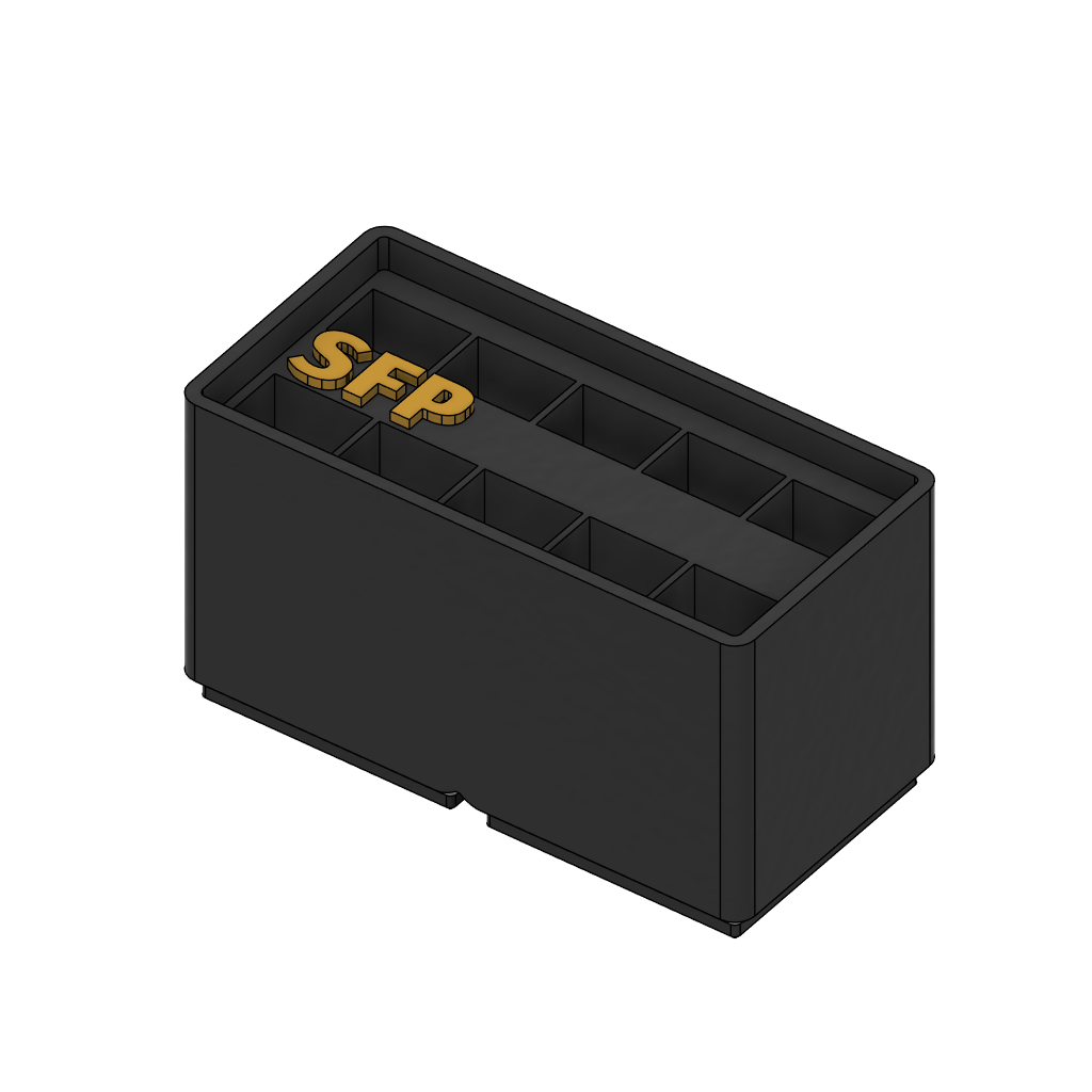 SFP Gridfinity 1x2 grid
