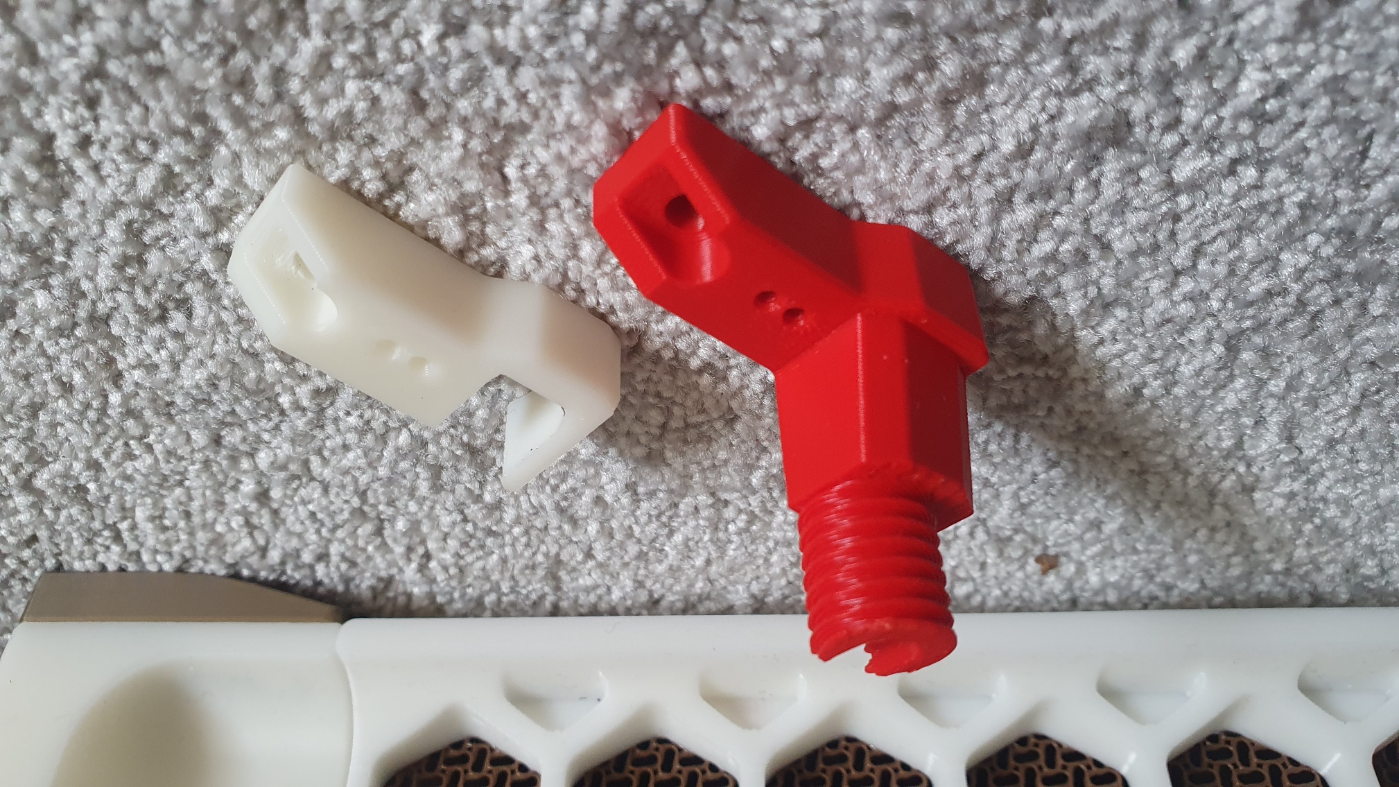 Voron CW2 BTT SB2209 (RP2040) CAN printed part with threads for gland
