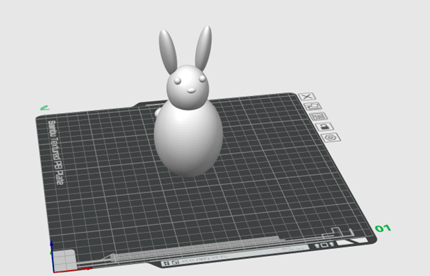 Osterhase Eiformat