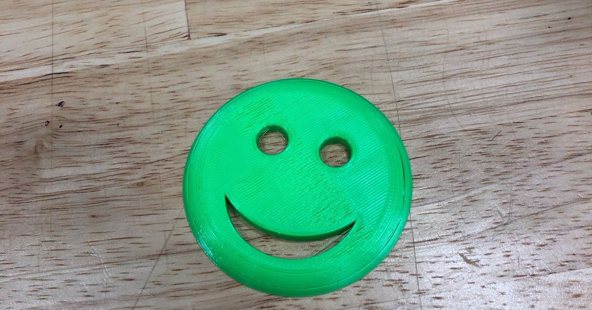 Happy Face by EC | Download free STL model | Printables.com