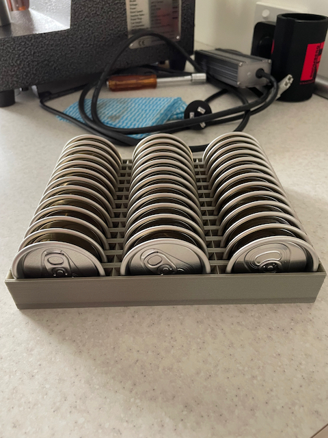 Beverage Beer Can Lid Drying Rack