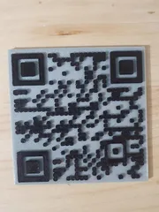 Rick Roll QR Code by Elias Ramboz, Download free STL model