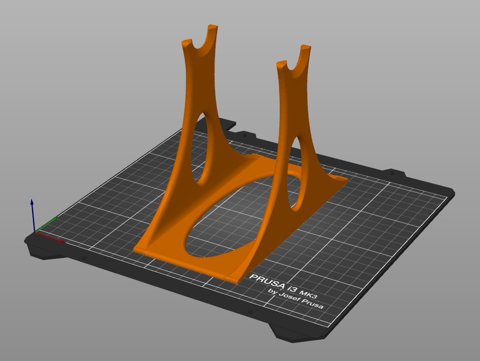 simple narrow 9cm spool holder
