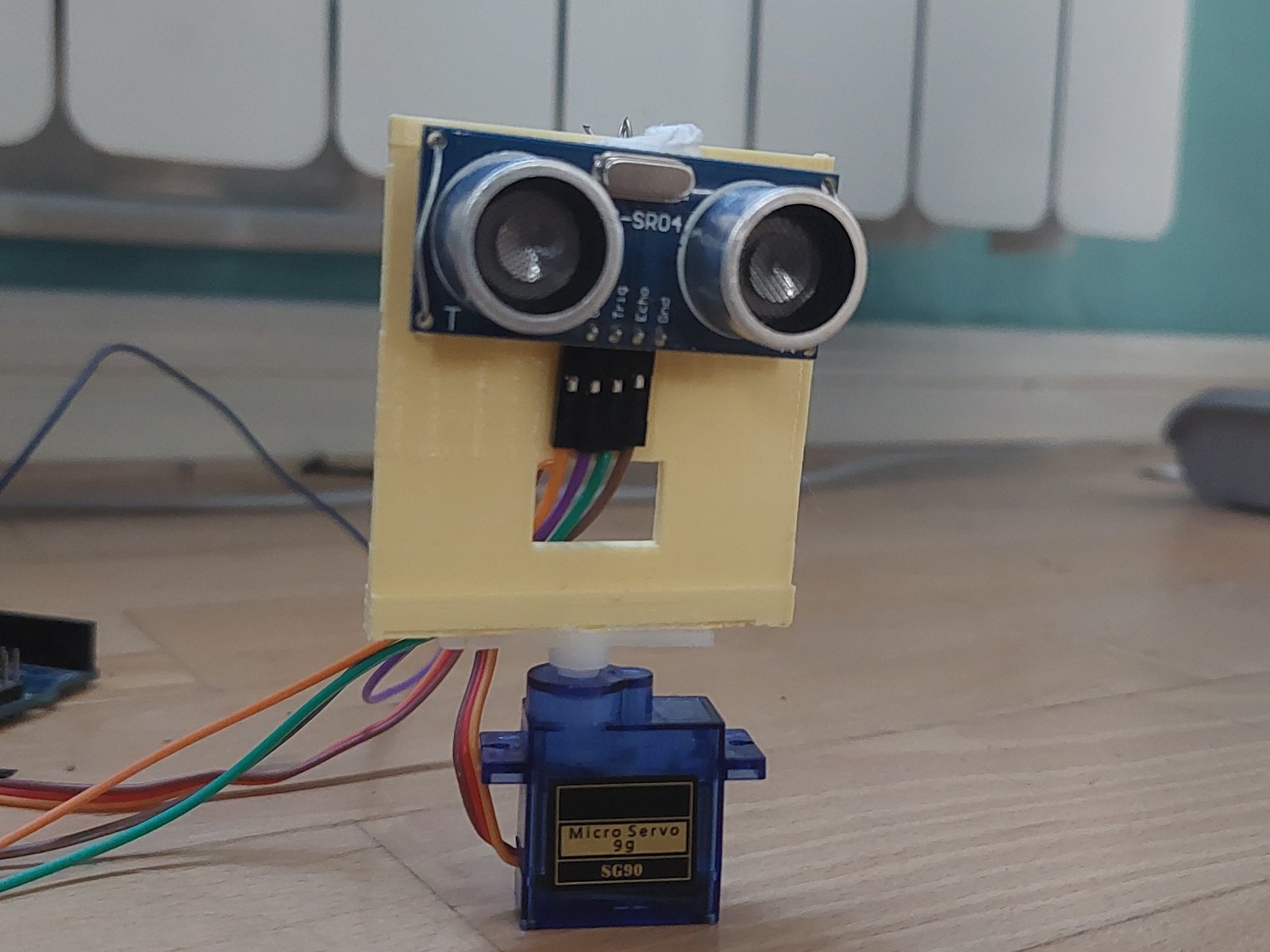 Arduino ultrasonic sensor holder