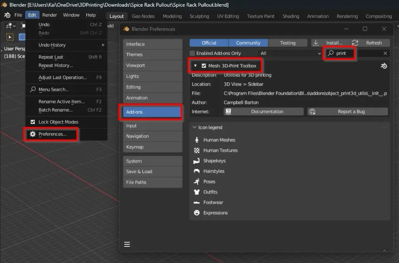 Spice Rack Pullout by SpongyBob, Download free STL model