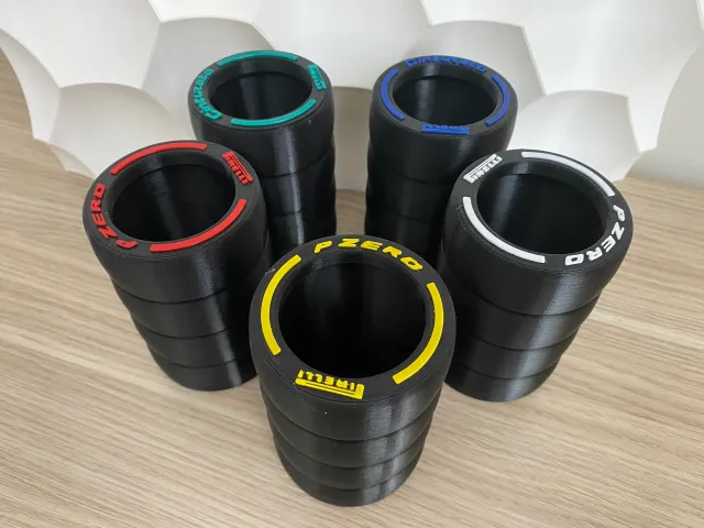 F1 Tires Penholder / Toolbox