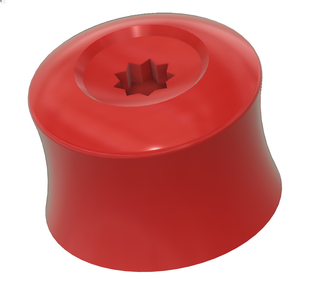 VW/Skoda wheel bolt cover like knob by Lupis1 Download free STL model