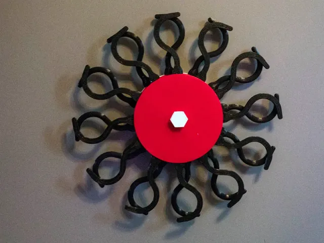 Remix of Kinetic Sculpture to fit on Refrigerator with Magnets