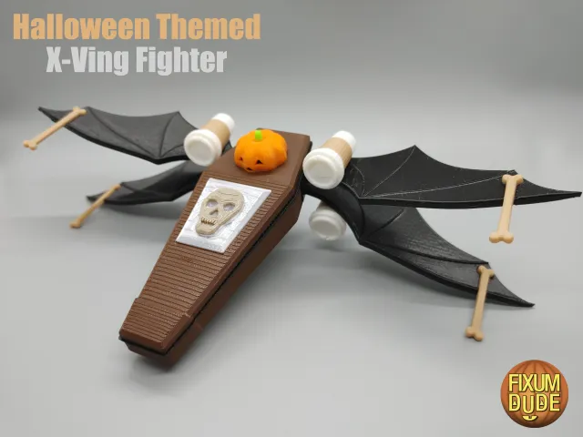 X-Ving Fighter (Halloween/Vampire Themed Star Wars X-wing Starfighter)