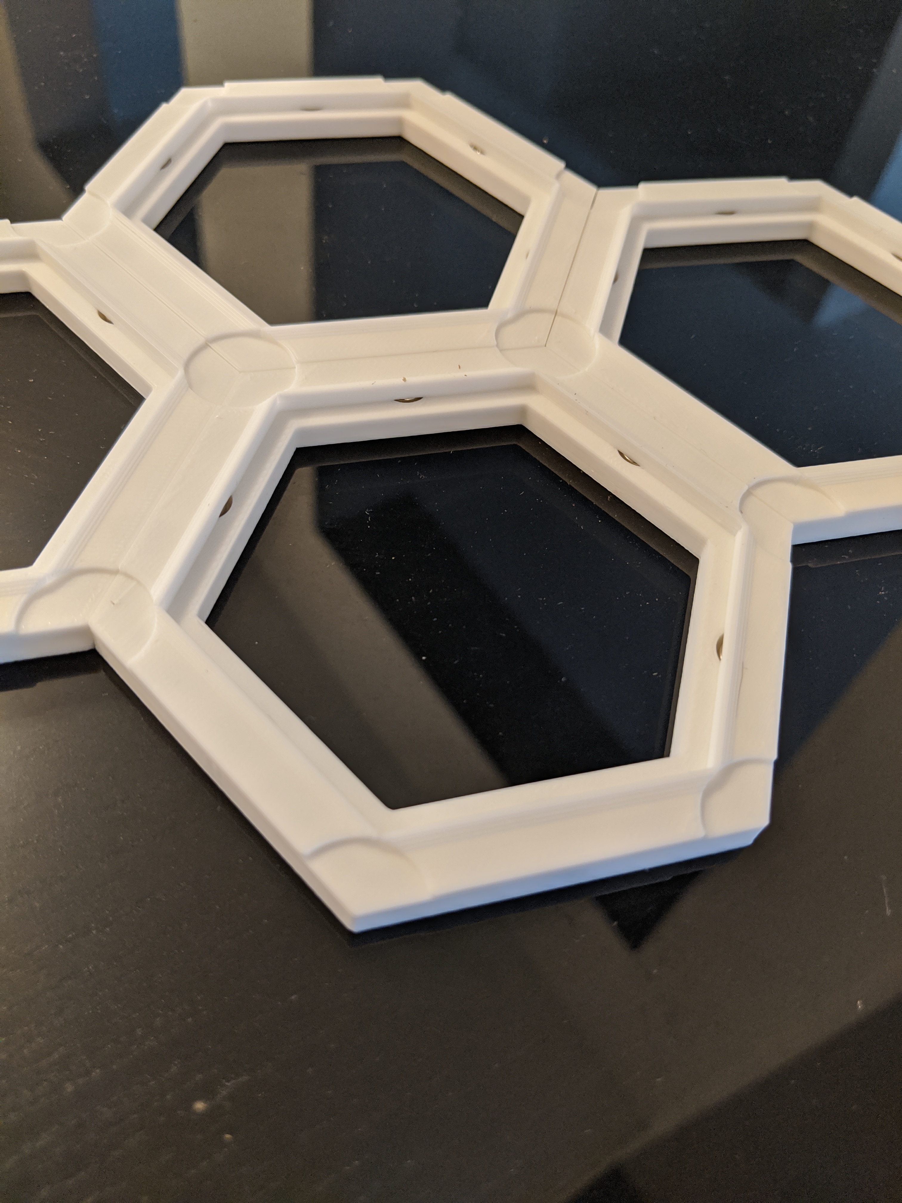 Base Plate with Print in Place 6x3mm Magnets (For Catan-Style Boardgame 2.0)