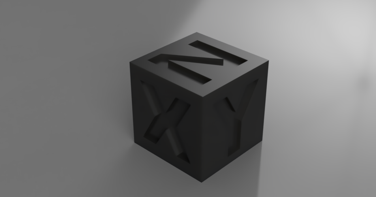 V Xyz Calibration Cube By Simonp Download Free Stl Model Printables Com