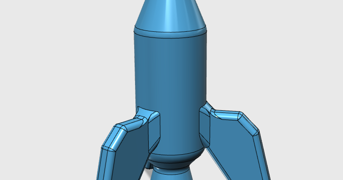 Rocket by BuildersMark | Download free STL model | Printables.com
