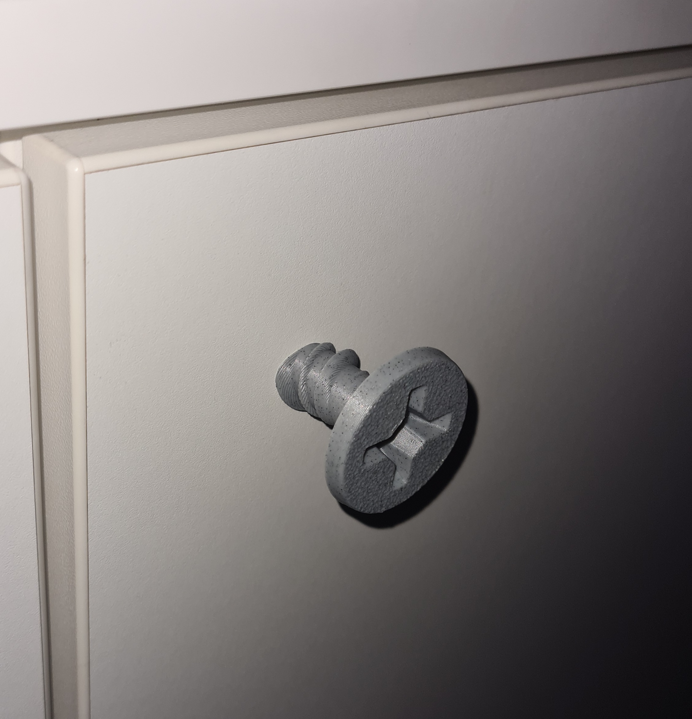 Drywall screw knob